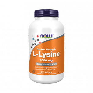 NOW L-Lysine 1000 mg, 250 таблеток