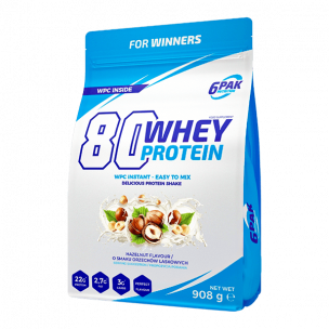6PAK Nutrition 80 Whey Protein, 908 гр