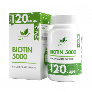 Natural Supp Biotin 5000, 120 капсул