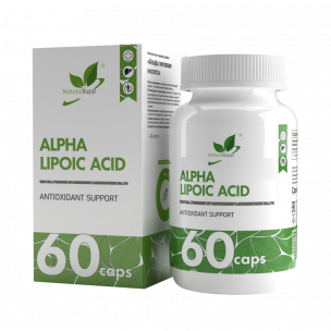 Natural Supp Alpha lipolic acid 100 mg, 60 капсул