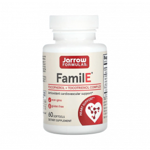 Jarrow Formulas Famil E, 60 капсул