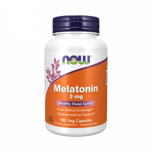 NOW Melatonin 3 mg, 180 капсул