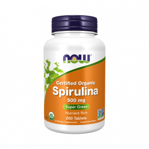 NOW Certified Organic Spirulina 500 mg