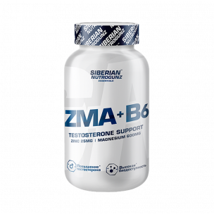 Siberian Nutrogunz ZMA+B6, 60 капсул