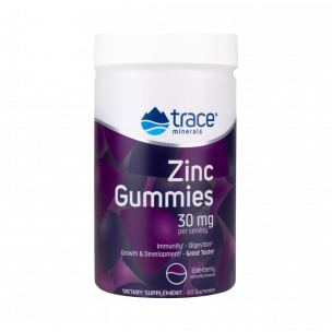 Trace Minerals Zinc Gummies 30 mg, 60 таблеток