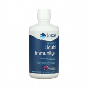 Trace Minerals Liquid Immunity+, 887 мл