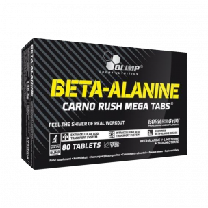 Olimp Sport Nutrition Beta-Alanine Carno Rush Mega Tabs, 80 таблеток