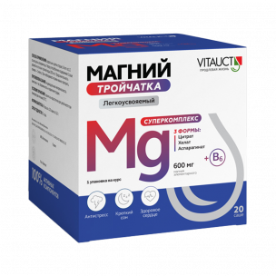 Vitauct Магний Тройчатка, 60 грамм