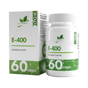 Natural Supp E-400, 60 капсул