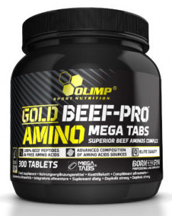 Olimp Sport Nutrition Gold Beef Pro Amino Mega Tabs, 300 таблеток