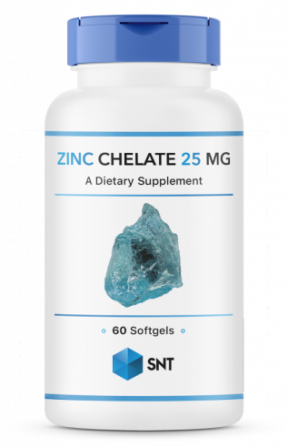 SNT Zinc Chelate 25 mg, 60 капсул