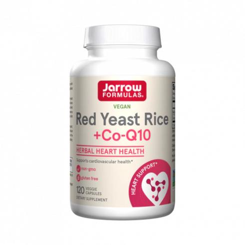 Jarrow Formulas Red Yeast Rice + Q10, 120 капсул