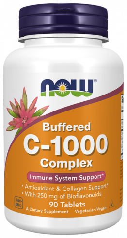 NOW Buffered C-1000 Complex, 90 таблеток