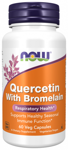 NOW Quercetin With Bromelain, Кверцетин с Бромелайном