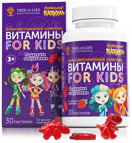 Tree of Life Сказочный патруль Мультивитаминый комплекс For kids, 30 таб