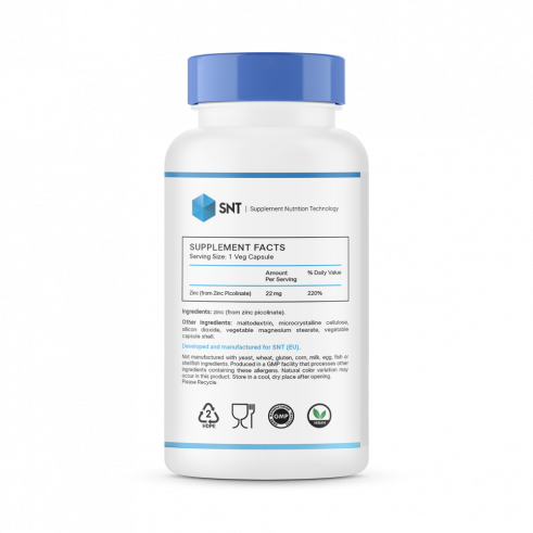 SNT Zinc Picolinate 22 mg, 60 капсул