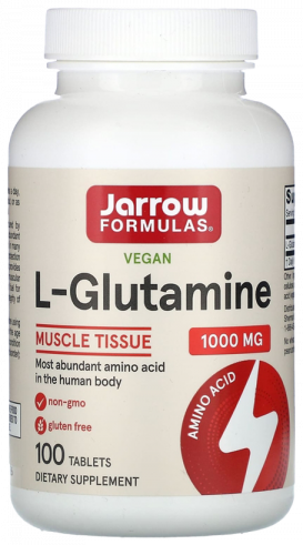 Jarrow Formulas L-Glutamine 1000 mg, 100 таблеток