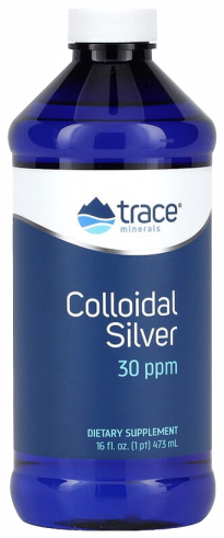 Trace Minerals Colloidal Silver 30 ppm, 473 мл