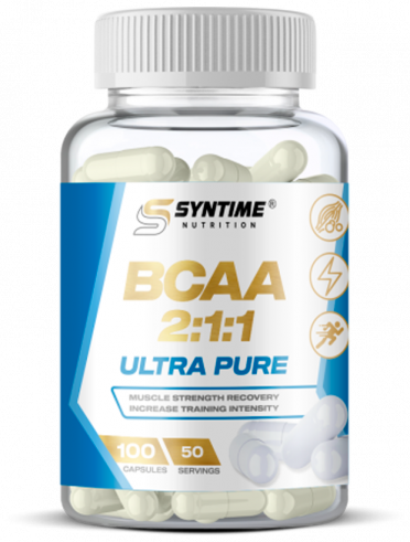 Syntime Nutrition BCAA 2:1:1, 100 капсул