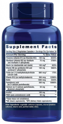 Life Extension BioActive Complete B-Complex, 60 капсул