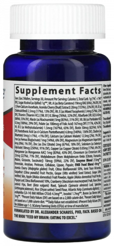 Trace Minerals Feed My Brain, 60 таблеток