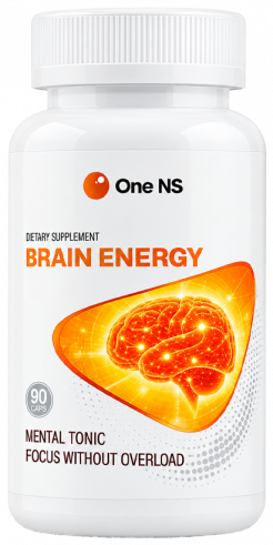 One NS Brain Energy, Для работы мозга, 90 капсул