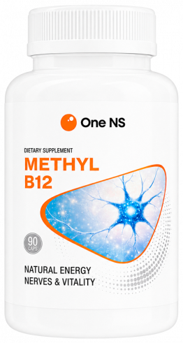 One NS Метил B12 (Метилкобаламин B12), 90 капсул