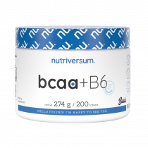 Nutriversum BCAA + B6, БЦАА + B6, 200 таблеток