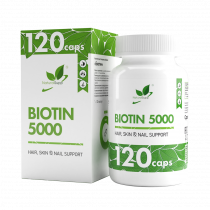 Natural Supp Biotin 5000, 120 капсул