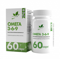 Natural Supp Omega 3-6-9, 60 капсул
