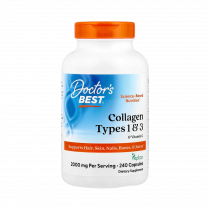 Doctor's Best Collagen Types 1 and 3, Коллаген 1 и 3 типа с Витамином C, 240 капсул