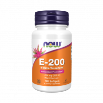 NOW Vitamin E-200 D-Alpha Tacopheryl, 100 капсул